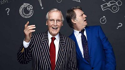 Nicholas Parsons and Paul Merton