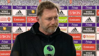 Southampton manager Ralph Hasenhuttl says it was "not enough" from his side and that Southampton "must it do better" after their 3-0 defeat by Arsenal.