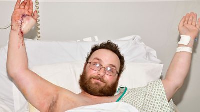 Martin Shaw in hospital