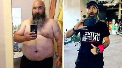 Richard Wilcox's weight loss transformation