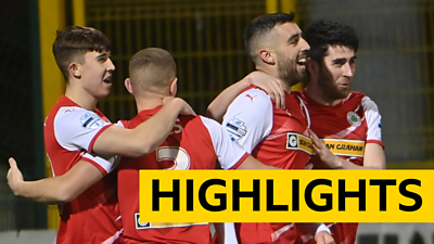 Highlights: Cliftonville 3-0 Ballymena United
