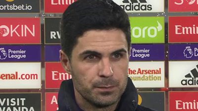 Arsenal 2-0 West Ham: Mikel Arteta pleased by Gunners' 'energy, passion