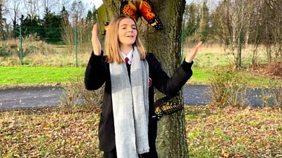 A school for deaf and visually impaired children has recorded a special Christmas carol video.