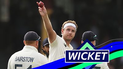 The Ashes: Stuart Broad bowls Usman Khawaja to claim five-wicket haul ...