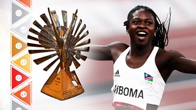 BBC African Sports Personality of the Year winner Christine Mboma