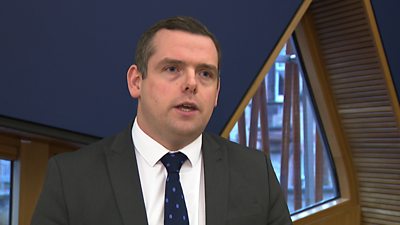 Douglas Ross says Boris Johnson should go after the prime minister admits attending a party during lockdown.
