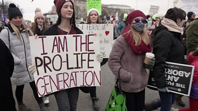 Young anti-abortion activists flooded the streets of Washington DC for the 49th annual March for Life.