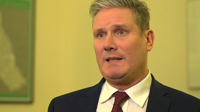 Labour Leader Keir Starmer says the prime minister's government is "rudderless" and he's "got to go".