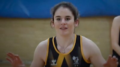 A teen who used netball to cope with mental health struggles is picked for the junior England squad.