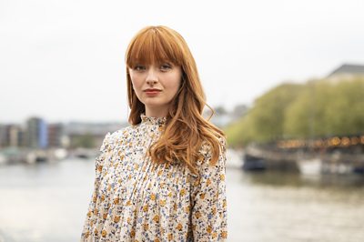 Chloe (POPPY GILBERT) Image Credit: BBC/Mam Tor Productions/Luke Varley