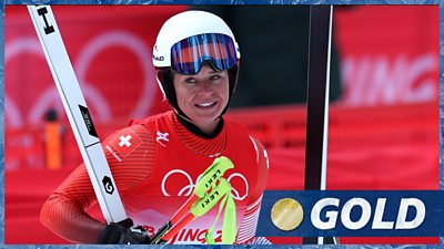 Winter Olympics: Switzerland's Corinne Suter wins women's downhill ...