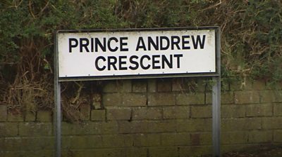 Prince Andrew: Residents react to street name debate - BBC News Prince Andrew: Residents react to street name debate - BBC News