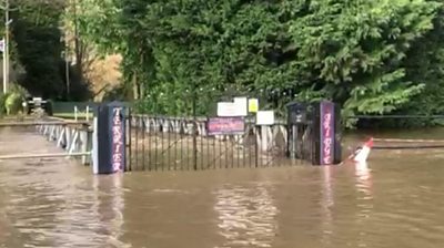 Flooding in Bridgnorth