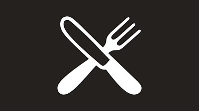 Graphic of a knife and fork