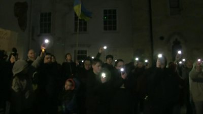 Vigil at Lincoln Cathedral