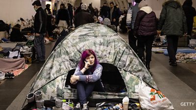 Ukrainians sheltering in underground bomb shelters and metro stations rely heavily on news through social media and messaging platforms - our partners are continuing to share trusted information under difficult conditions, and women journalists face particular challenges.