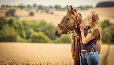 Gracie Spinks with horse