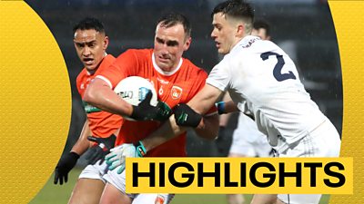 Armagh battle past Kildare at rain-lashed Athletic Grounds - BBC Sport