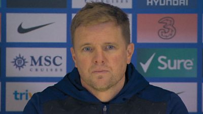 Eddie Howe 'sticking to football' despite questions on Saudi Arabia