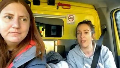 Student paramedics join Ukraine ambulance convoy