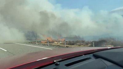 Wildfire on A830