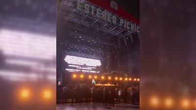 Screenshot of the stage at Estereo Picnic festival