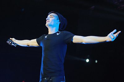 The Wanted singer Tom Parker