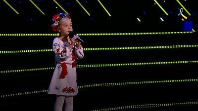 A Ukrainian girl wowed audiences at S4C’s annual Cor Cymru choir competition