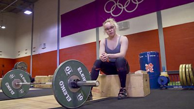 Welsh weightlifter Catrin Jones