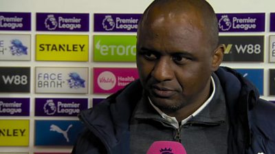 Crystal Palace 0-0 Leeds: Vieira says Palace deserved more than a point ...