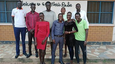 Good News Radio team, South Sudan