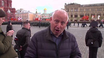 Steve Rosenberg in Red Square