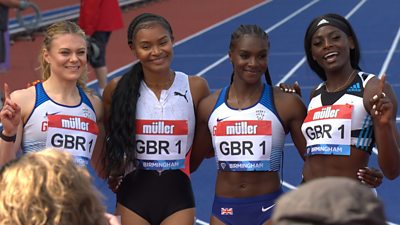 GB women 4x100m team
