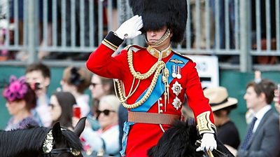 Prince William oversees Trooping the Colour rehearsal