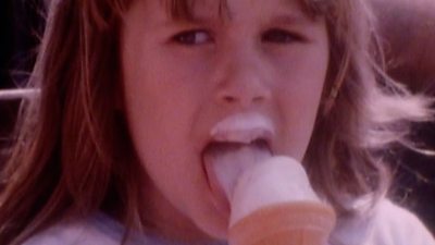 Archive hot weather pic of girl with ice cream