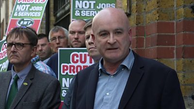 Mick Lynch, the RMT general-secretary