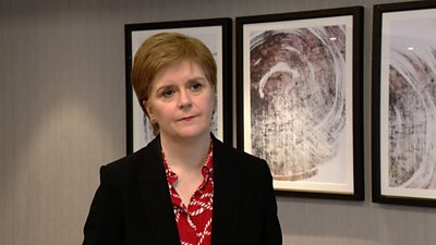 Nicola Strugeon has called the support for Patrick Grady