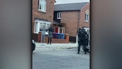 Footage of stop and search in Liverpool