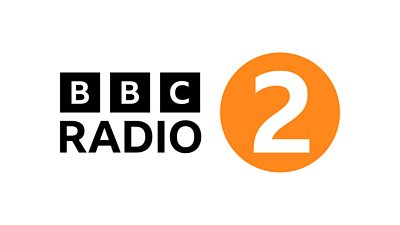BBC Radio is written in black on a white background. The number 2 appears in an orange circle beside it to form the BBC Radio 2 logo.