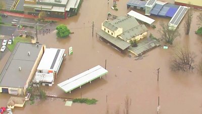 Southwest Sydney hit by flash flooding after heavy rainfall