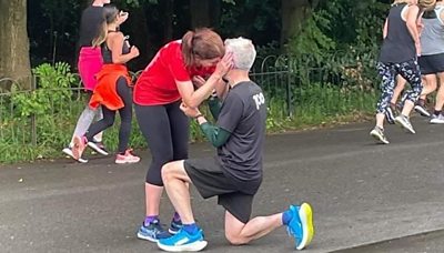 Sacha Cox and Tony Coyne plan to celebrate their engagement with an ultra marathon.