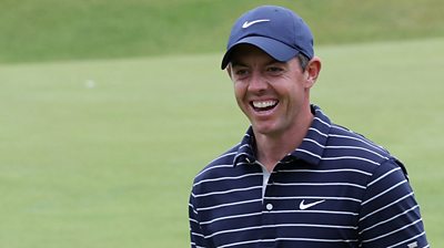 McIlroy relaxed about his Open favourite status - BBC Sport