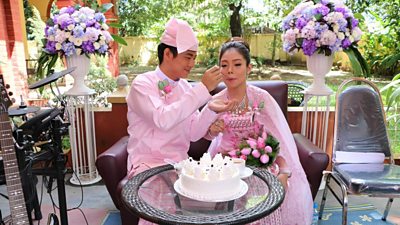 Tea Cup Diaries recording wedding of the character Aye Aye.