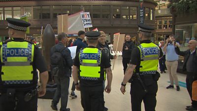 Police at Central Station