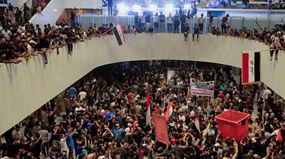 Protesters in Iraq