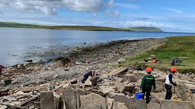Race to save Iron Age settlement from the sea