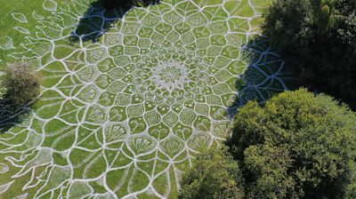 Mandala in Knowsley's Halewood Park