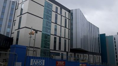 Exterior of new Royal Liverpool Hospital