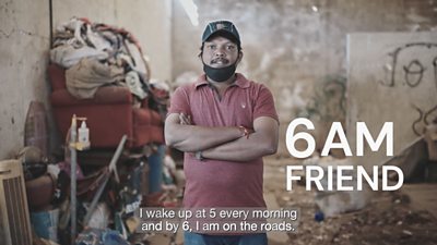 An informal waste picker who featured in our #Invaluables campaign