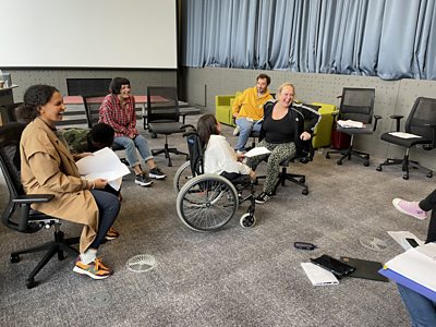 Scottish Drama Writers' Programme read-through rehearsals